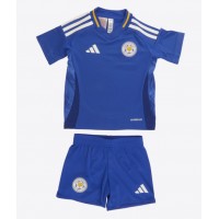 Fotbalové Dres Leicester City Dětské Domácí 2024-25 Krátký Rukáv (+ trenýrky)